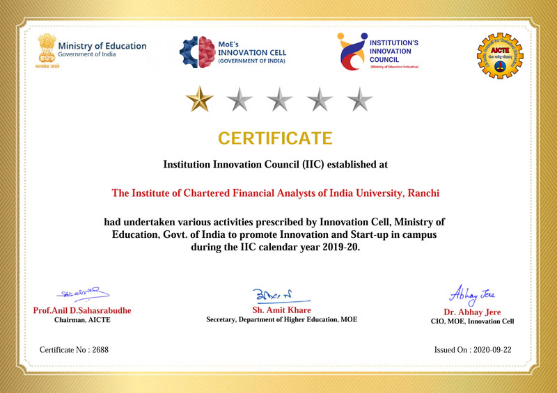 Rating Certificate